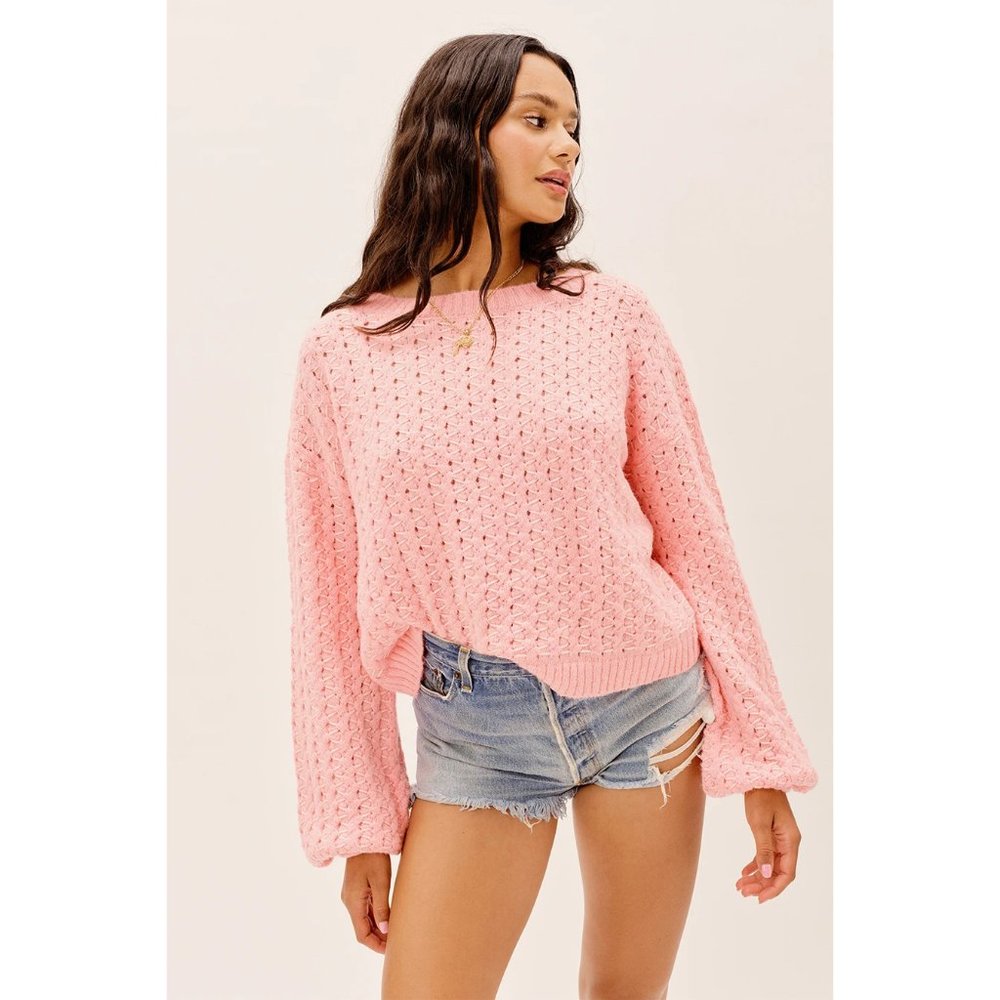 NWT *LAST ONE* Dawn Hi-Low Pullover by For Love & Lemons - Picture 3 of 10